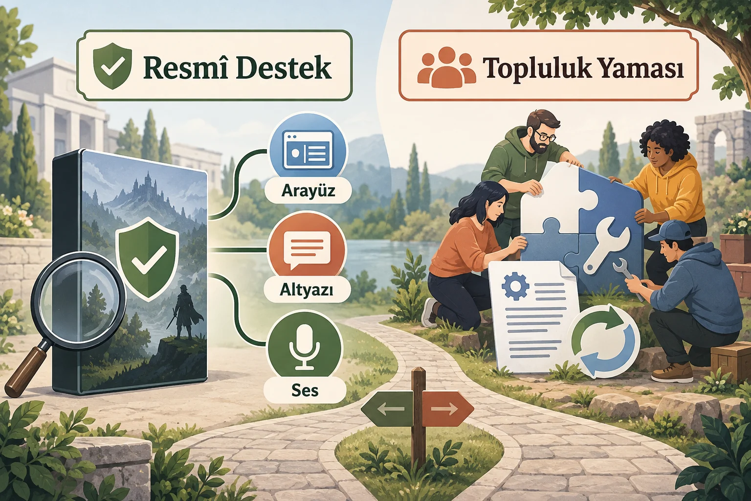 İnfografik: Resmî Türkçe desteği topluluk yamasından nasıl ayrılır? - Antivirüs Türkçe Yama Dosyasını Karantinaya Alırsa Ne Yapılır?