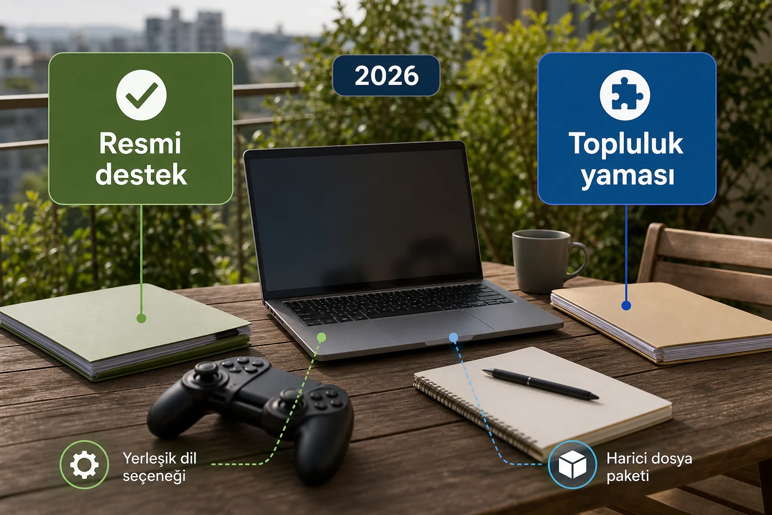 Açıklamalı görsel: 2. Resmî dil desteği - Assassin's Creed Odyssey Türkçe Yama: Güncel Durum ve Kurulum Rehberi
