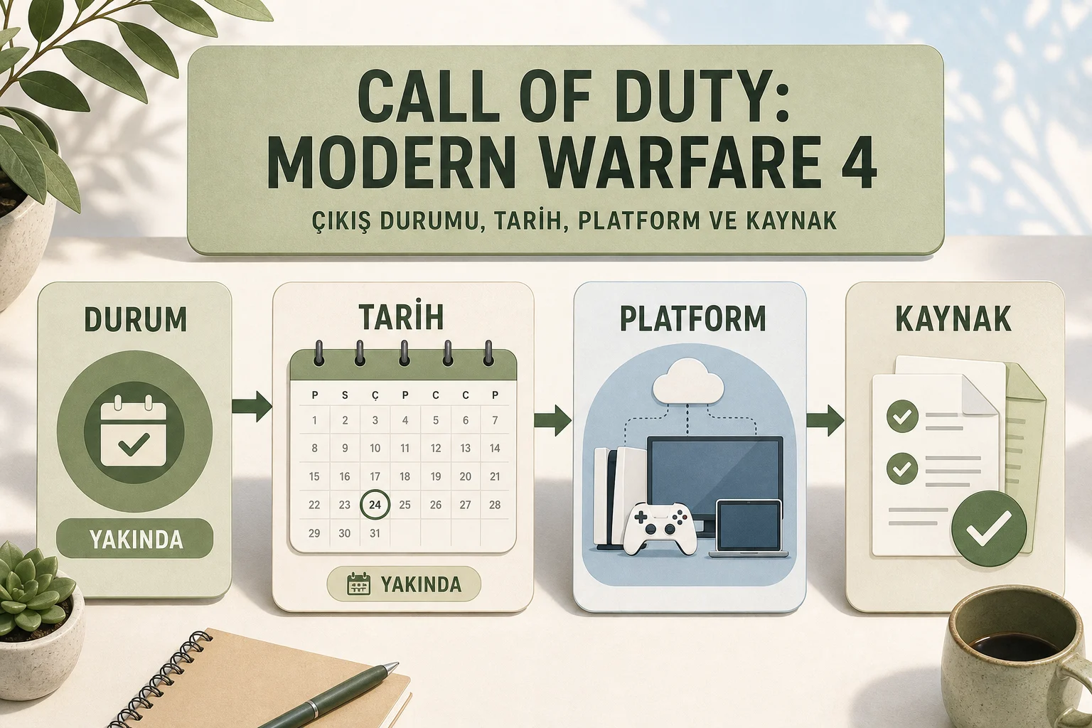 İnfografik: Çıkış durumu, sürüm ve platformlar - Call of Duty: Modern Warfare 4 Çıkış Rehberi: Türkçe Yama Beklentisi ve Bilinen Özellikler