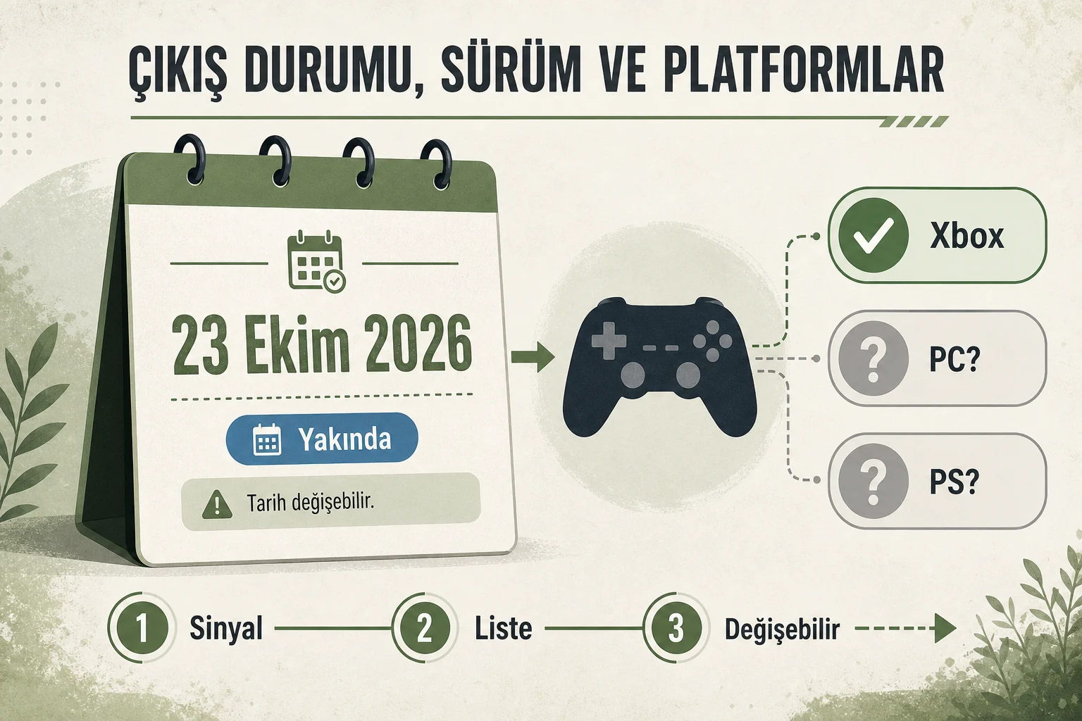 İnfografik: Çıkış durumu, sürüm ve platformlar - Call of Duty: Modern Warfare 4 Oyun Özellikleri, Platformlar ve Sistem Gereksinimleri