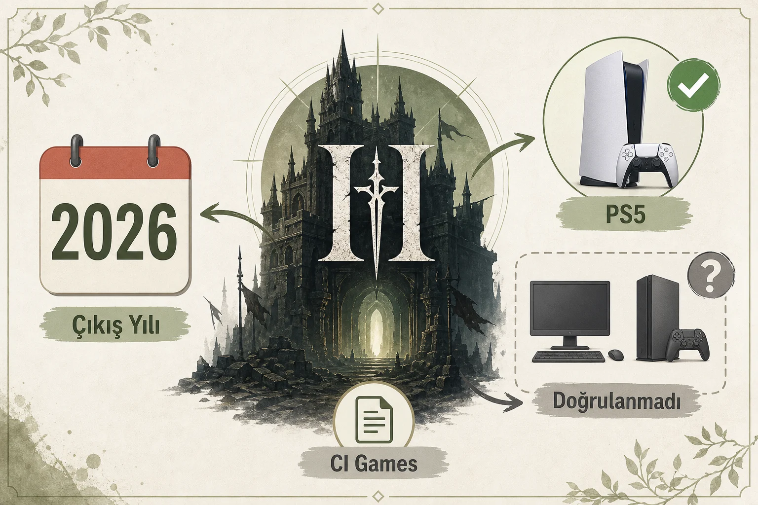 İnfografik: Lords of the Fallen II çıkış durumu, sürümü ve platformları - Lords of the Fallen II Türkçe Dil Desteği Olacak mı? Yama Durumu ve Resmî Bilgiler