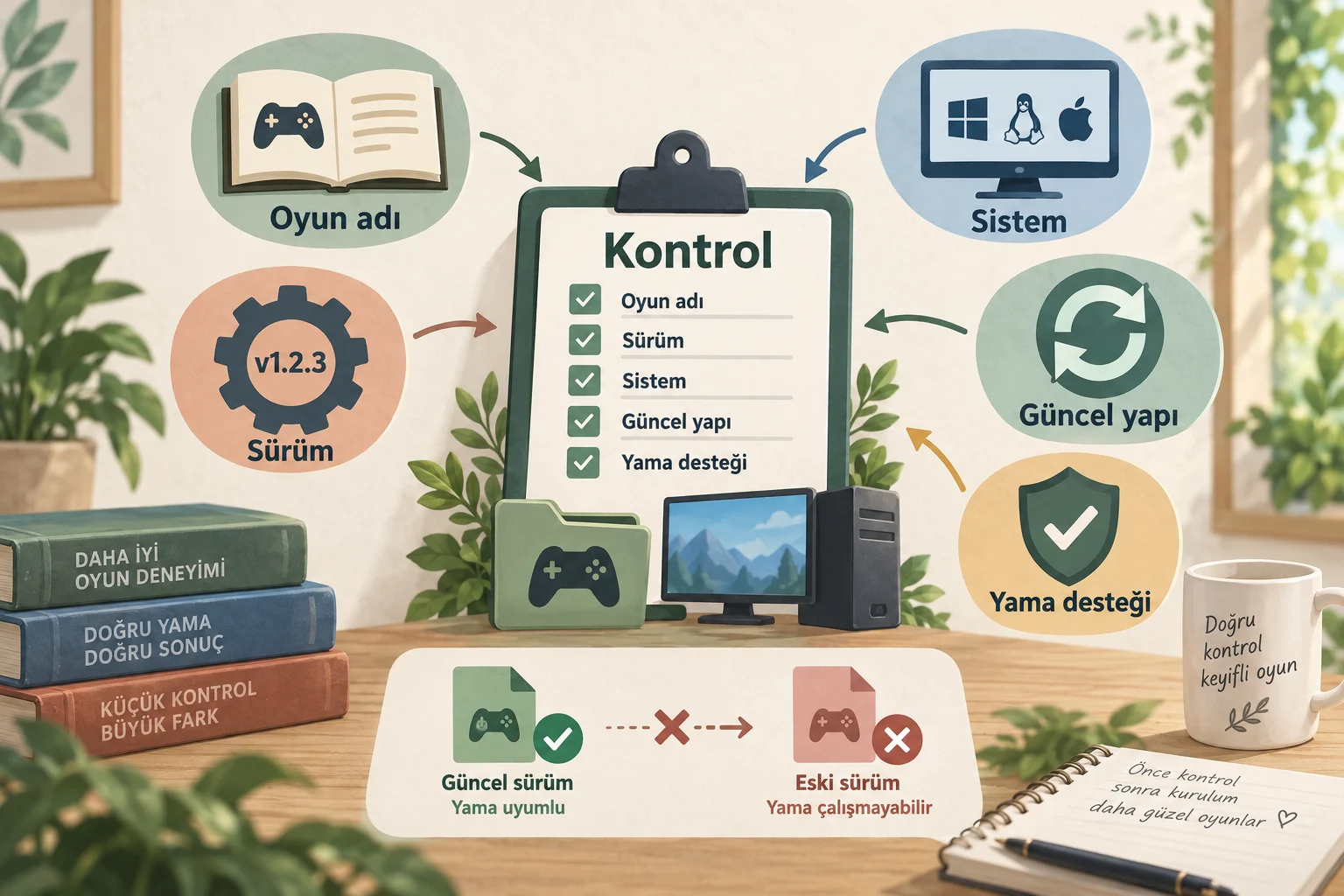 İnfografik: Kurulumdan önce hangi bilgiler kontrol edilmeli? - Steam Türkçe Yama Nasıl Kurulur