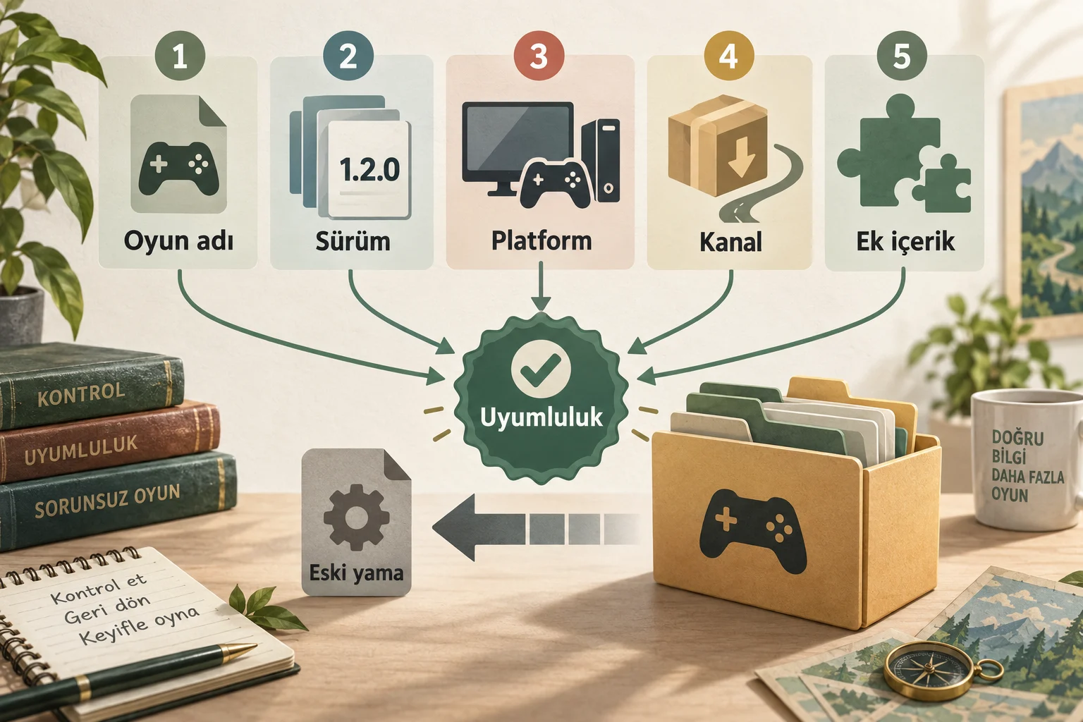 İnfografik: Sürüm ve platform bilgisi: hangi ayrıntılar birlikte kontrol edilmeli? - Türkçe Yamayı Eski Sürüme Döndürmeden Önce Bilinmesi Gerekenler