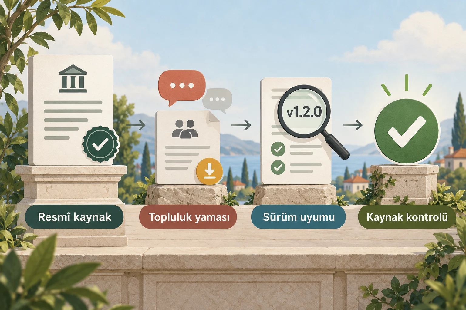 İnfografik: Resmî durum ve kaynak kontrolü nasıl yapılır? - Türkçe Yama Güncelleme Notu Nasıl Okunur?