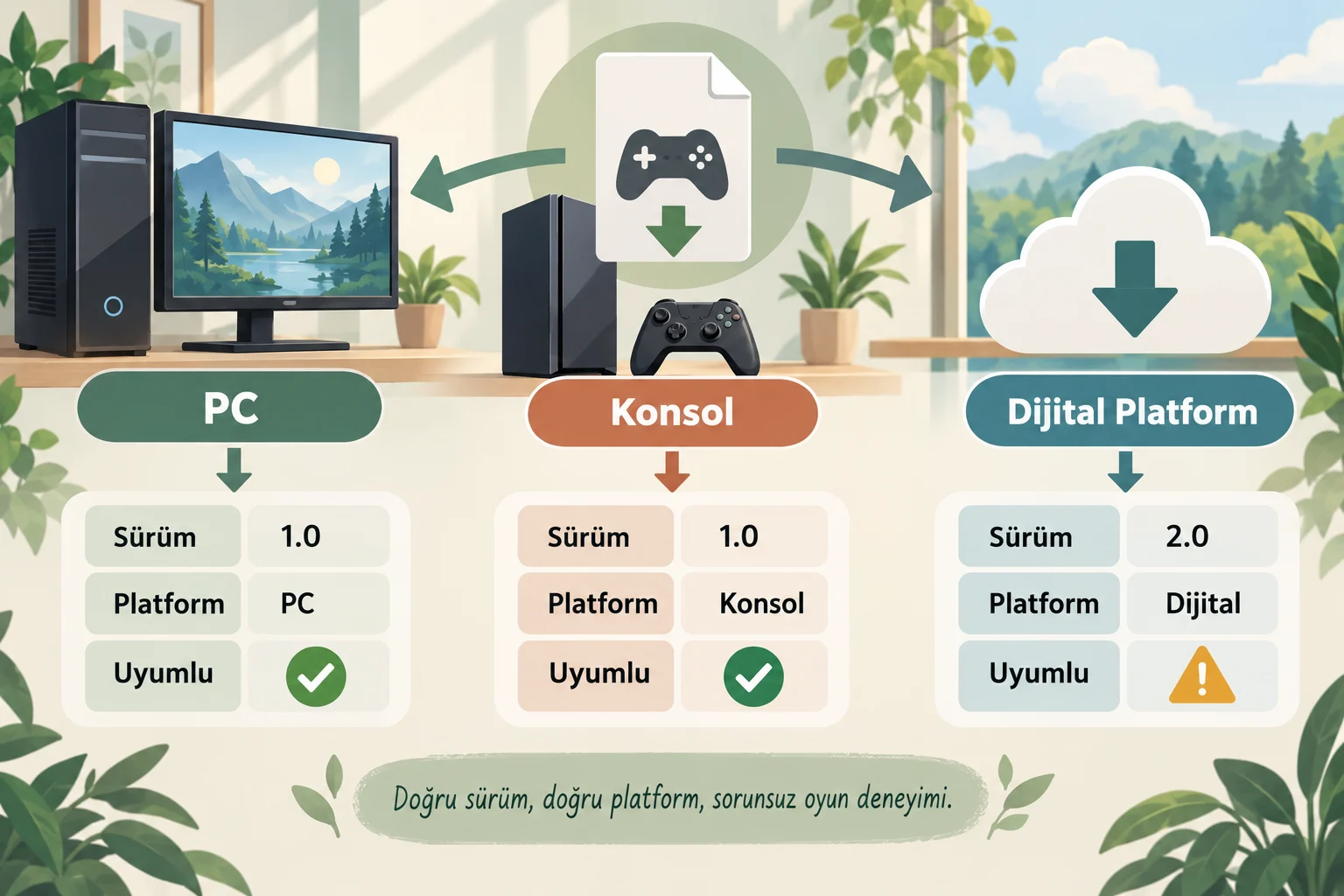 İnfografik: Oyun sürümü ve platform bilgisi neden kontrol edilmelidir? - Türkçe Yama Kurulumunda Yönetici İzni Gerekiyorsa Ne Yapılır?
