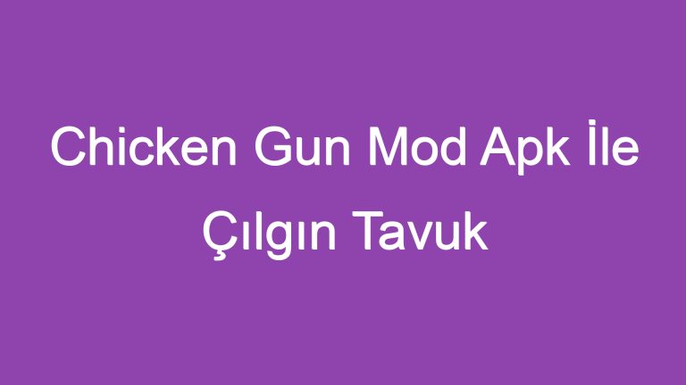 Chicken Gun Mod Apk İle Çılgın Tavuk Savaşlarına Katılın!