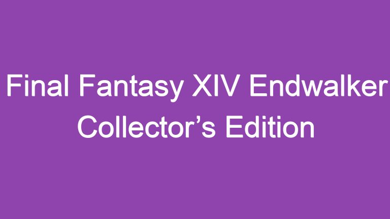 Final Fantasy XIV Endwalker Collector’s Edition Türkçe Yama
