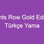 Saints Row Gold Edition Türkçe Yama