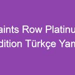 Saints Row Platinum Edition Türkçe Yama